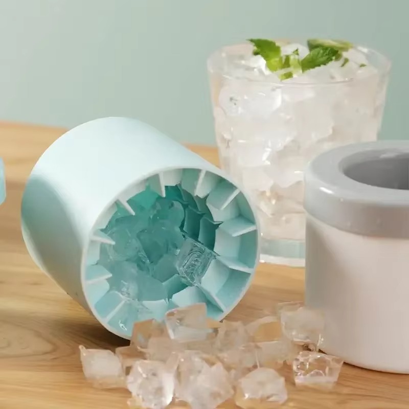 Kitchen Appliances Rack - Ice Bucket Cup Mold Silicone Ice