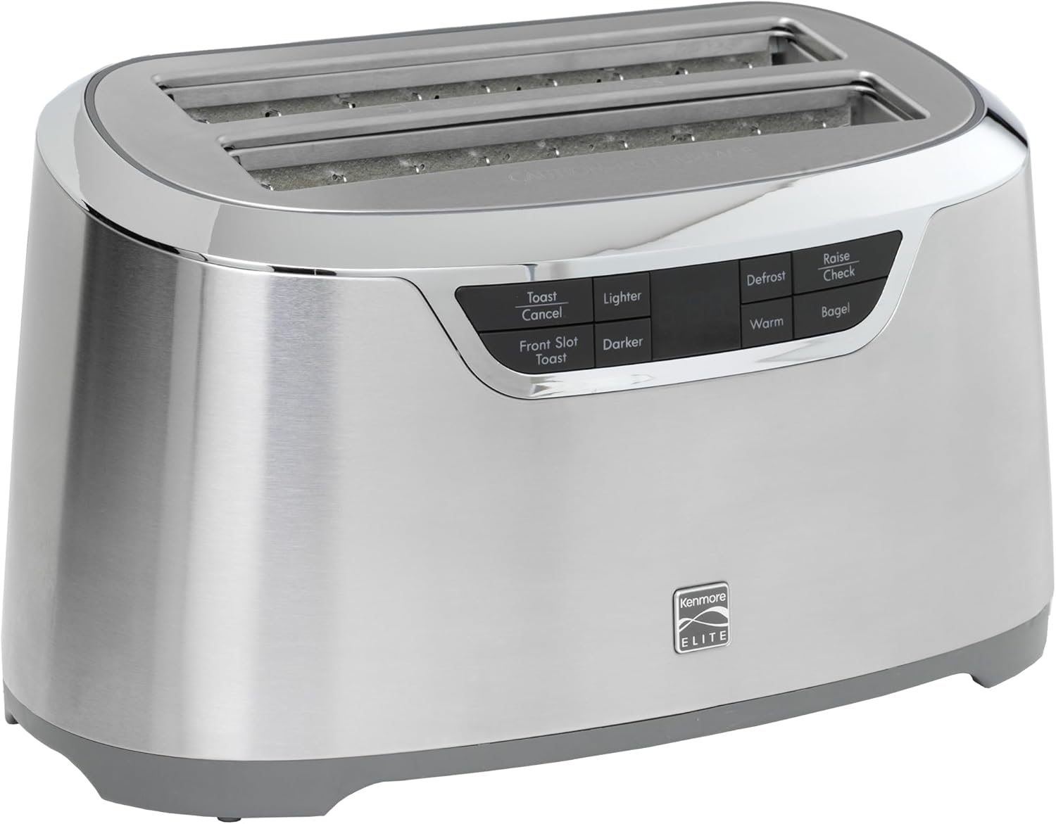 Toaster 4 Slice - Commercial Kitchen Use, Stainless Steel, Silver,