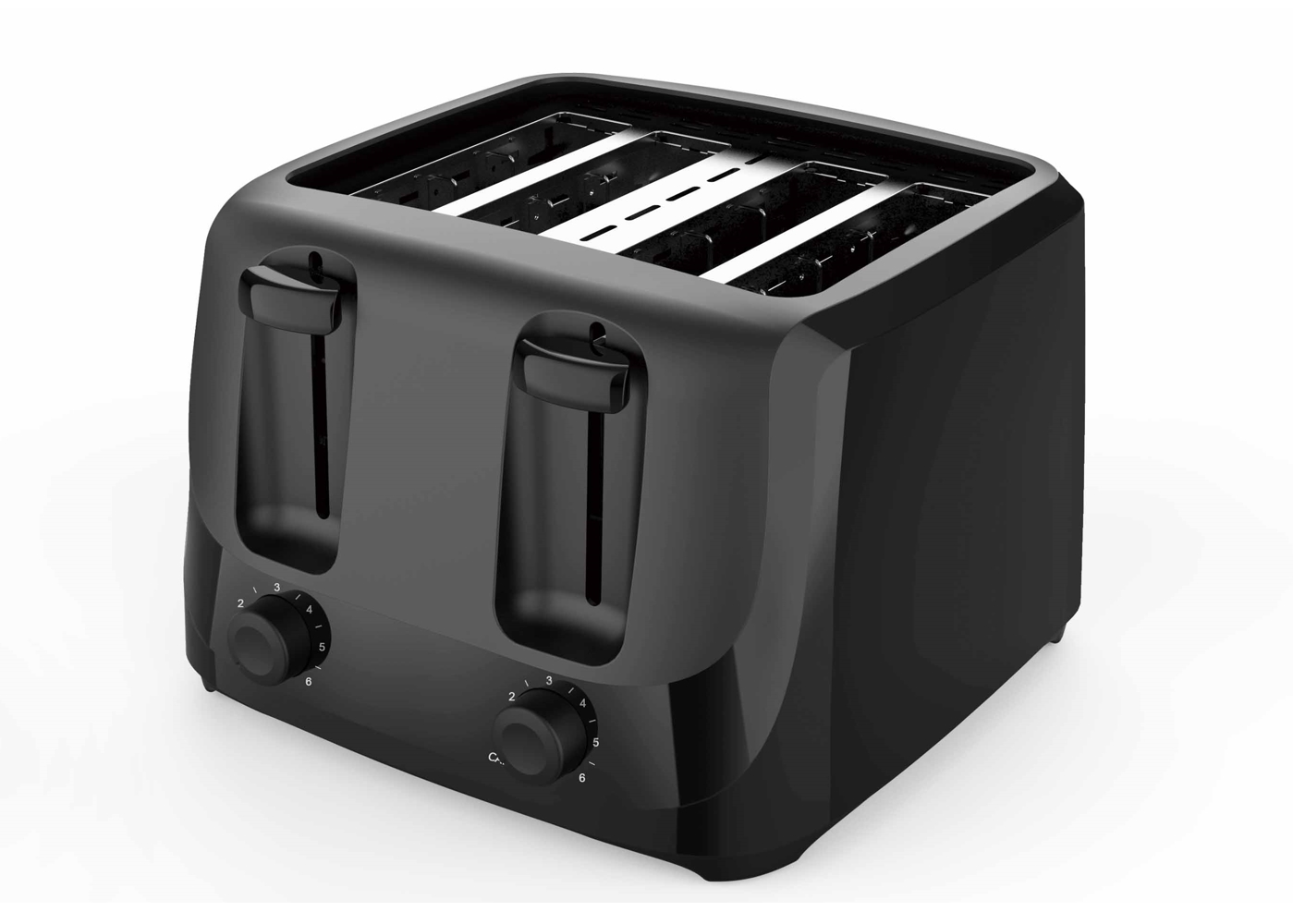 4-Slice Toaster Black with 6 S – Toaster 4 Slice Bewertung und Preis