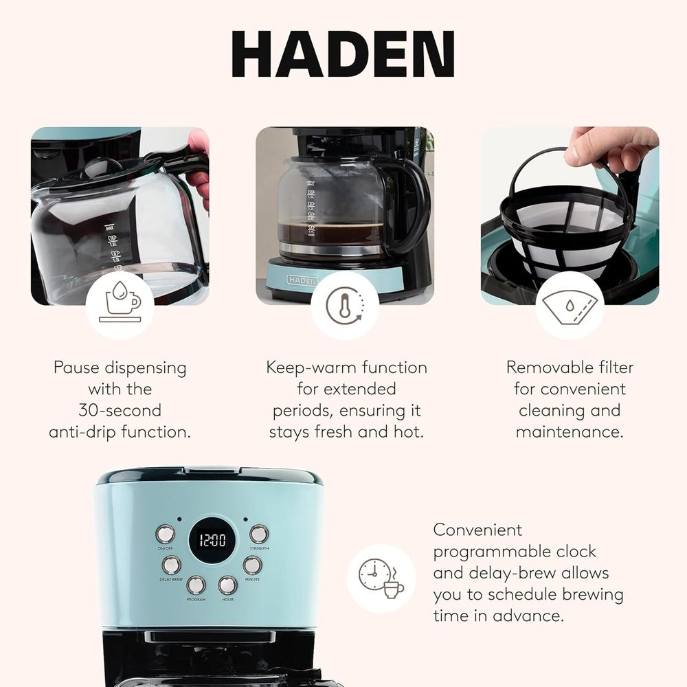 12 Cup Progmable Drip Coee Mak – Toaster 4 Slice Bewertung und Preis