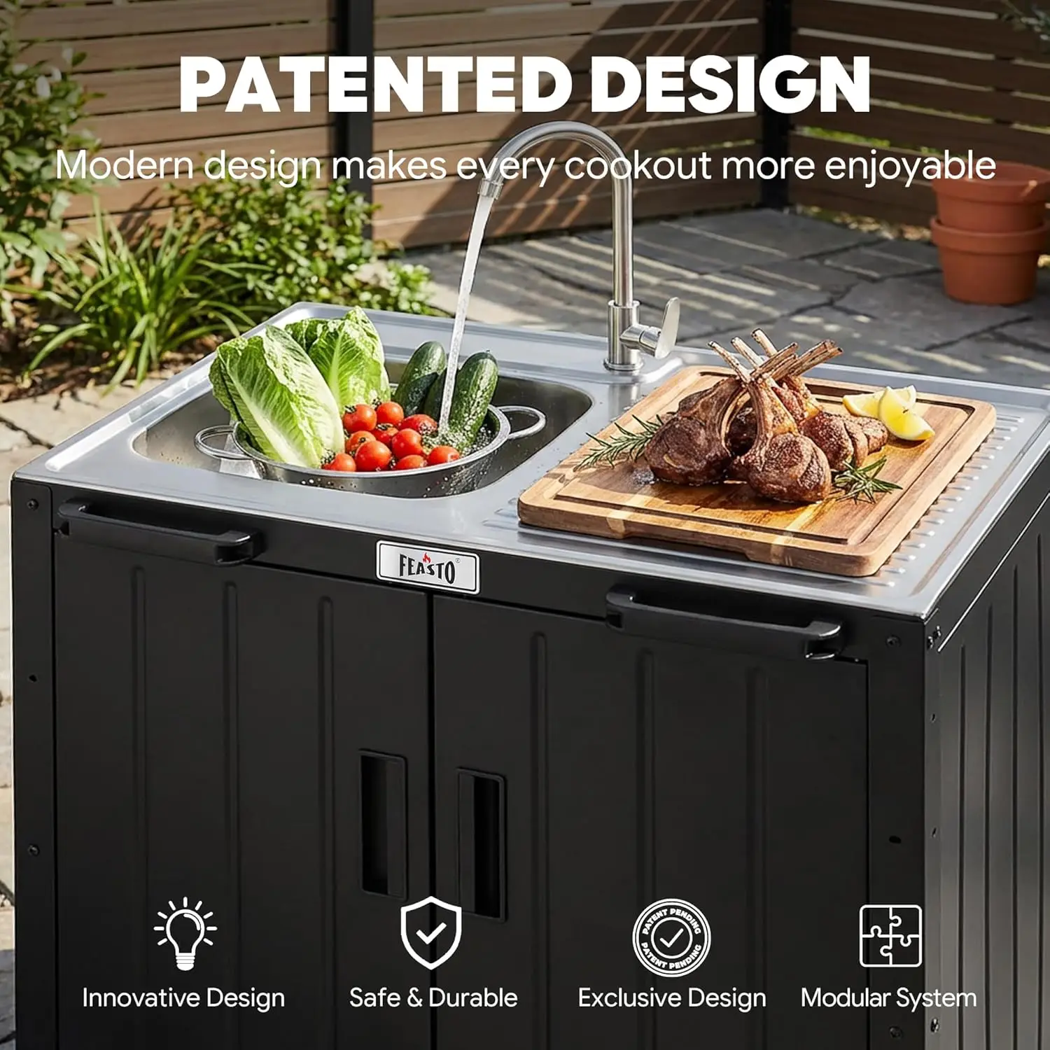 Outdoor Kitchen Island with St – Kitchen Appliances And Utensils Bewertung und Preis