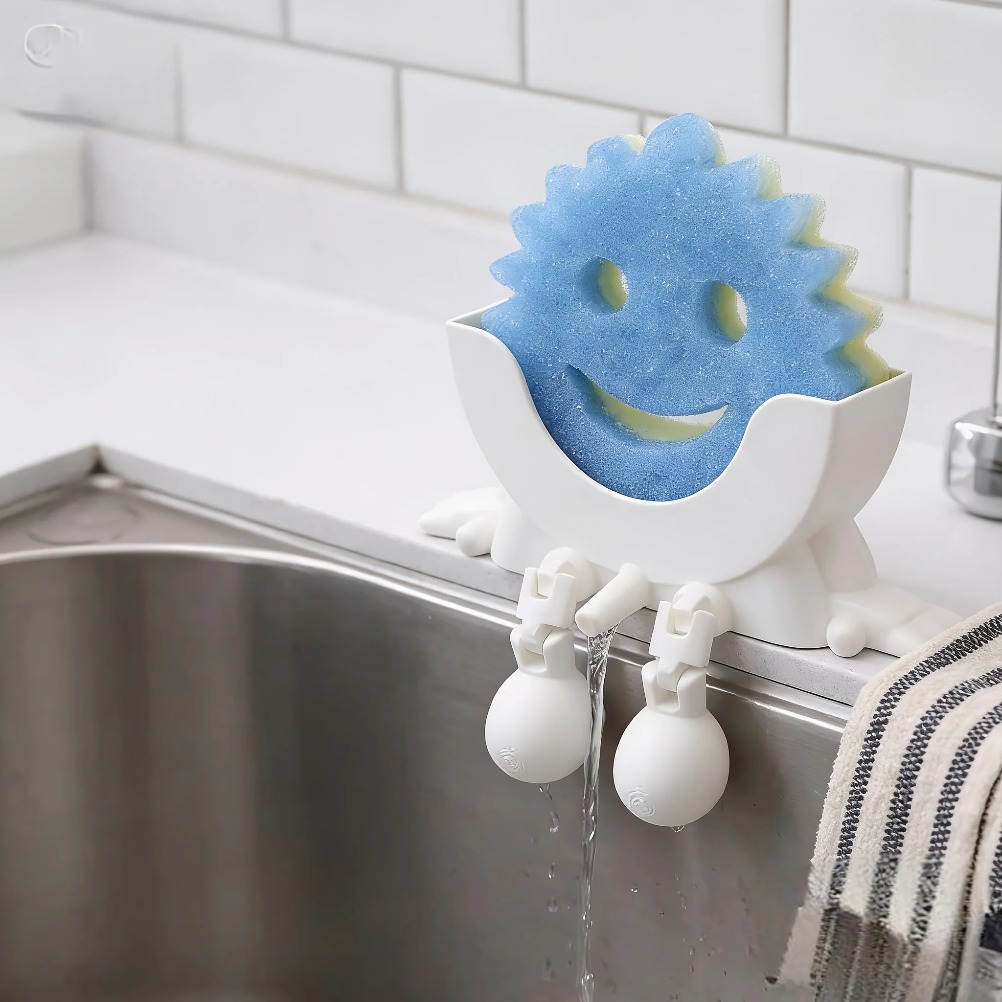 Drainable Soap & Sponge Holder – Kitchen Appliances Rack Bewertung und Preis
