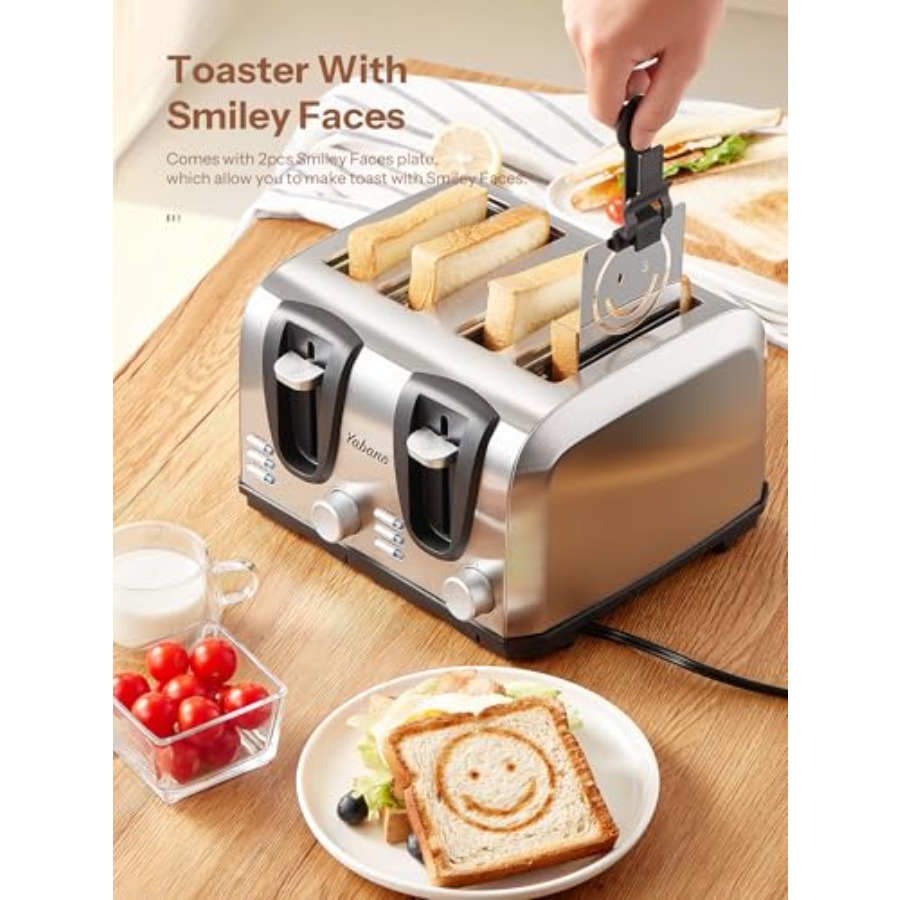 4-Slice Toaster with Extra Wid – Toaster 4 Slice Bewertung und Preis