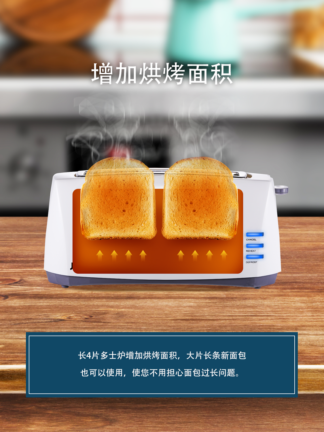 Multi functional 4 Slice Long  – Toaster 4 Slice Bewertung und Preis