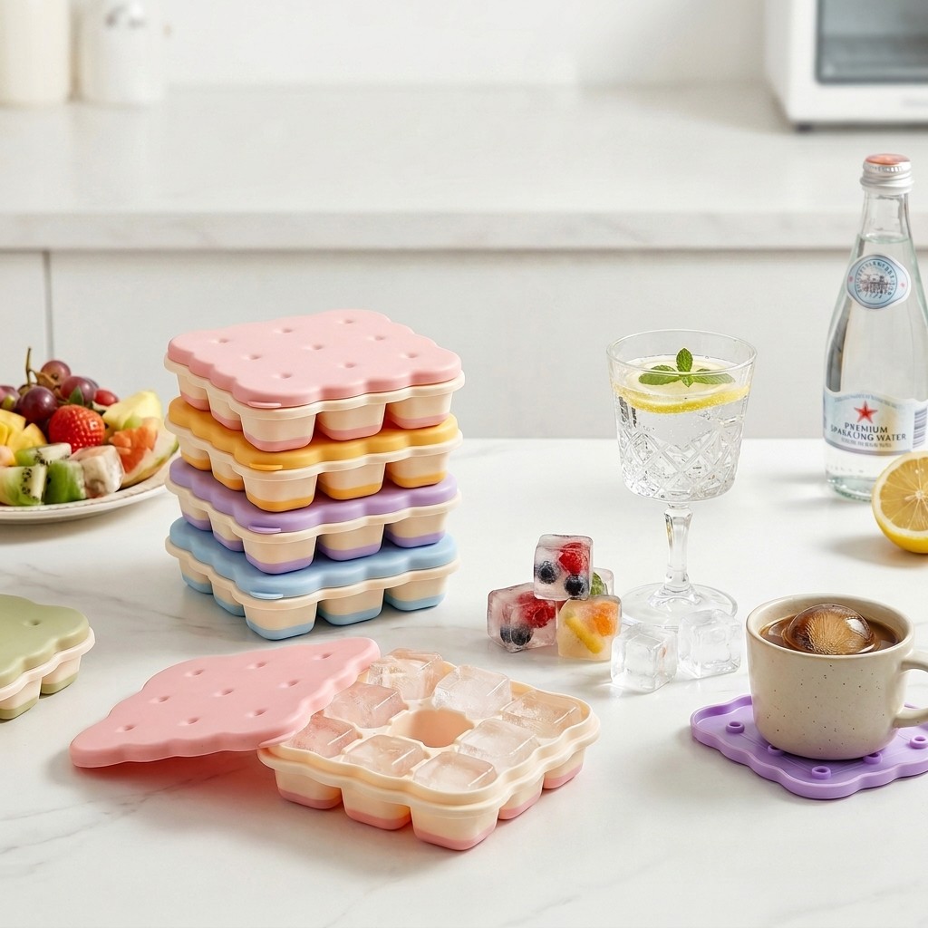 Cookie Shaped Plastic Ice Cube – Kitchen Appliances Rack Bewertung und Preis