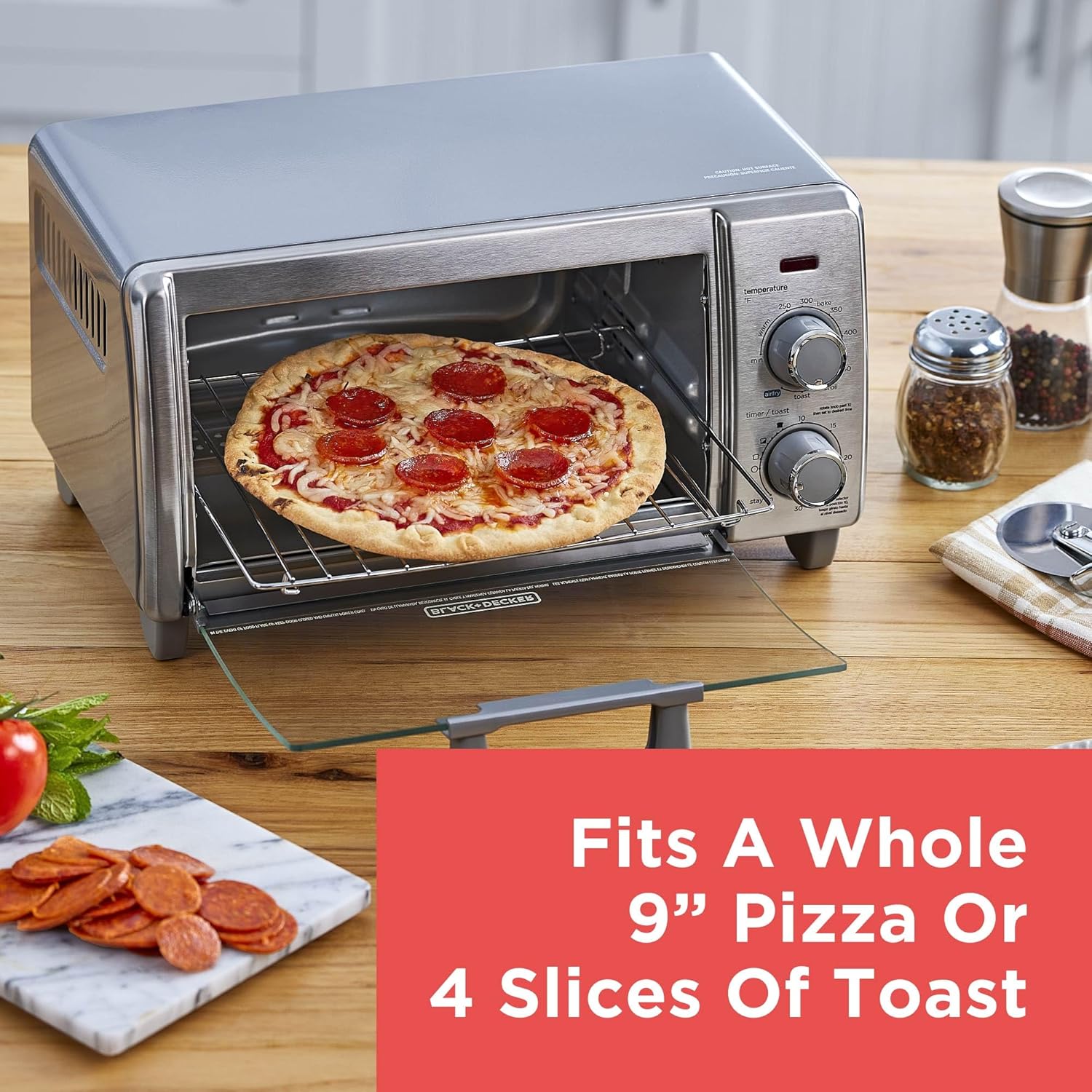 Crisp 'N Bake Air Fry Countert – Toaster 4 Slice Bewertung und Preis