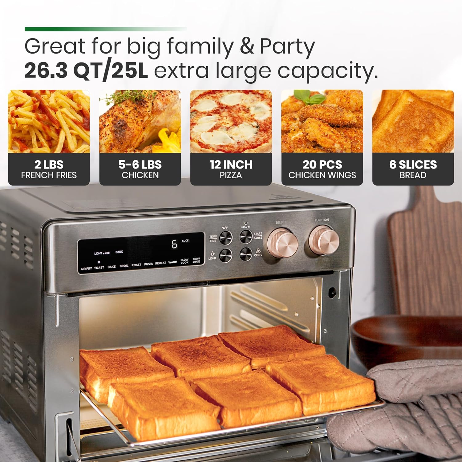 Infrared Heating Air Fryer Toa – Toaster 4 Slice Bewertung und Preis