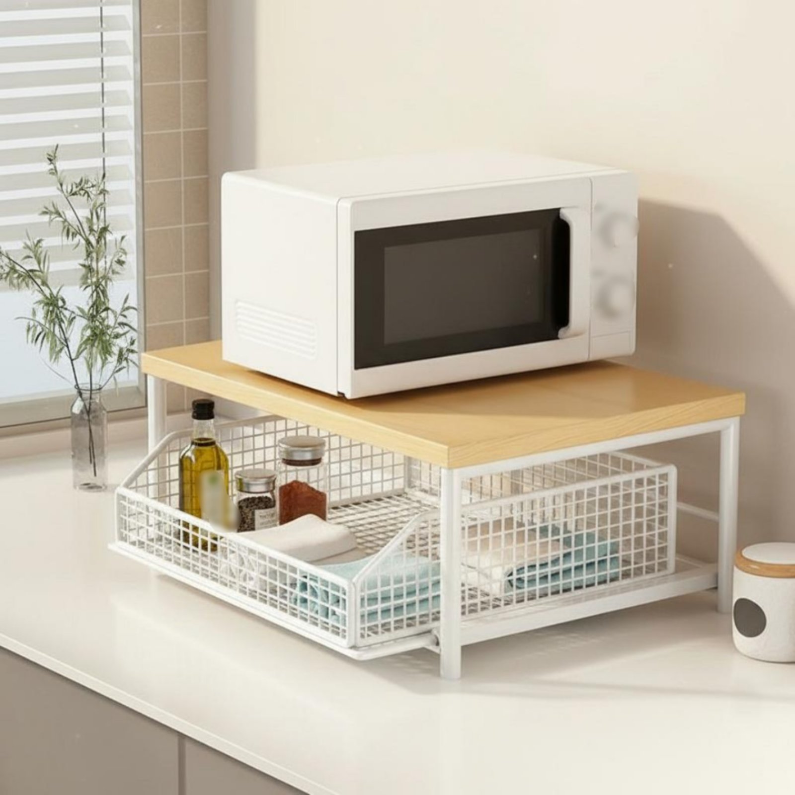 2-Tier Kitchen Counter Rack Ve – Kitchen Appliances Rack Bewertung und Preis