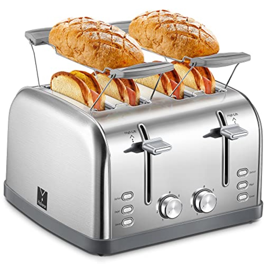 4-Slice Extra Wide Toaster wit – Toaster 4 Slice Bewertung und Preis