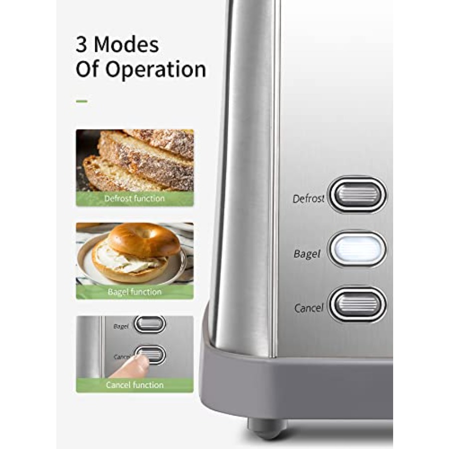 4-Slice Extra Wide Toaster wit – Toaster 4 Slice Bewertung und Preis