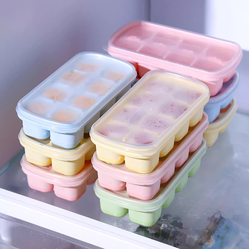 8-Grid Ice Cube Trays Silicone – Kitchen Appliances Rack Bewertung und Preis