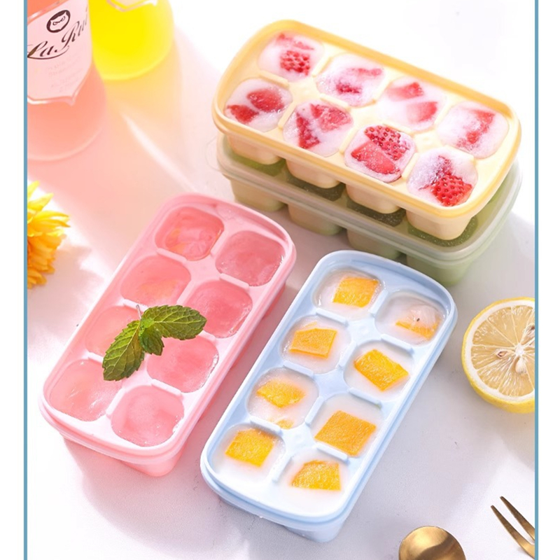 8-Grid Ice Cube Trays Silicone – Kitchen Appliances Rack Bewertung und Preis