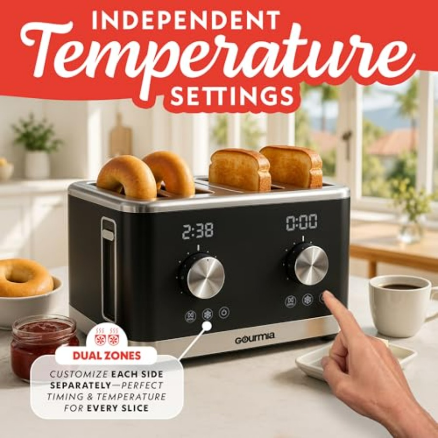 4-Slice Toaster with Dual Inde – Toaster 4 Slice Bewertung und Preis