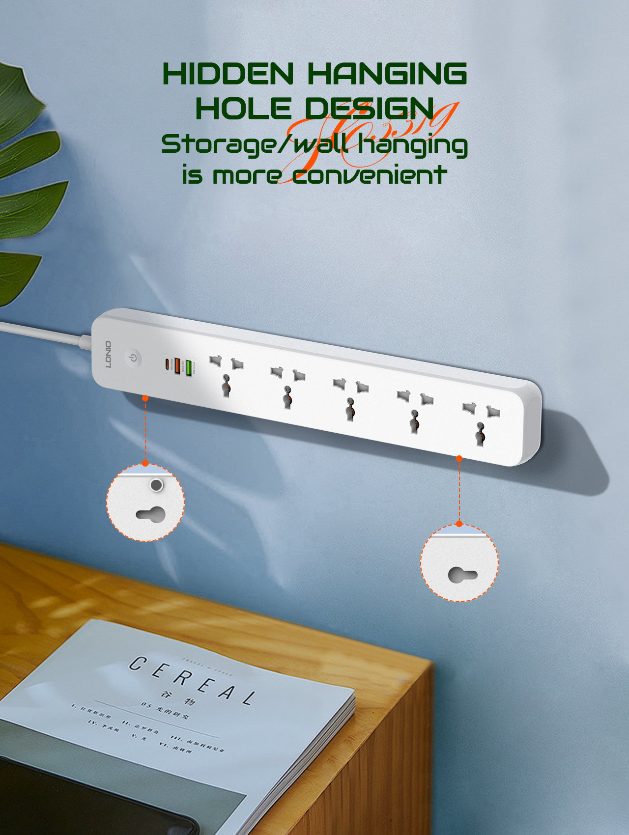 LDNIO 2500W Power Strip with 5 – Kitchen Appliances Uk Bewertung und Preis